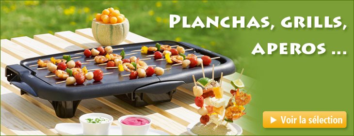 Planchas, grills et apéritifs