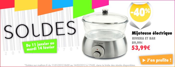 Cuit-vapeur en soldes