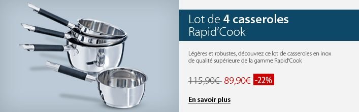 Casseroles rapidcook