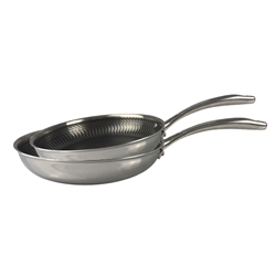 Lot 2 poêles anti-adhérentes Olympe 24 et 28 cm Baumalu