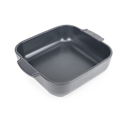 Plat four carré céramique ardoise 28 cm Peugeot