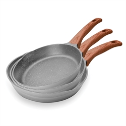 Lot 3 poêles Stilo 20,24,28 cm Lacor
