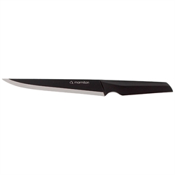 Couteau à découper 20 cm noir Passion Marmiton