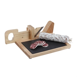 Guillotine à saucisson avec plateau ardoise