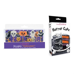 Kit horror Cake et bougies halloween Scrapcooking