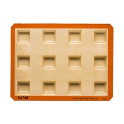 Plaque de 12 empreintes carrés Silpat