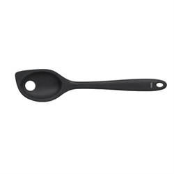 Spatule à pâte ajourée 28,5 cm Tom noir Kela