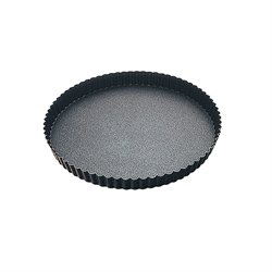 Tourtière ronde bords cannelés avec revêtement antiadhésif 20 cm Gobel