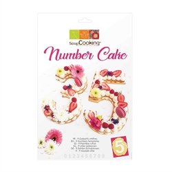 Kit Number cake - 9 chiffres Scrapcooking
