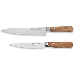 Lot de 2 couteaux Chef 15 et 20 cm Mathon