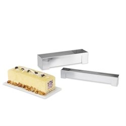 Lot de 2 gouttières démontables 30 x 8 cm et 30 x 4 cm De Buyer