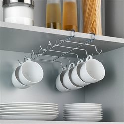 Porte-tasses pour placard ou étagère Wenko by Maximex