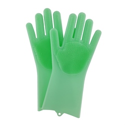 Paire de gants éponges magiques silicone Elicuisine
