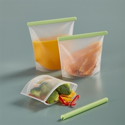 3 sacs silicone 0,25L, 0,5L et 1L Lekue