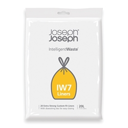 20 sacs poubelle 20 L poubelles TOTEM 2 compartiments 40 L lW7 Joseph Joseph
