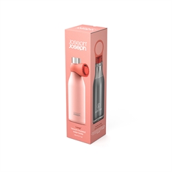 Bouteille isotherme isolée sous vide Loop 500 ml Corail mat Joseph Joseph