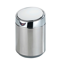 Poubelle cosmétique à capteur Senso Chrome en inox Wenko by Maximex