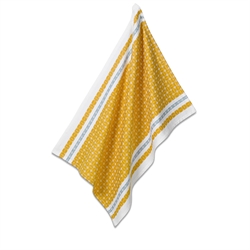 Torchon Svea jaune bleu 70 x 50 cm Kela