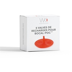 Recharge x 5 valves en silicone Bocal POC''