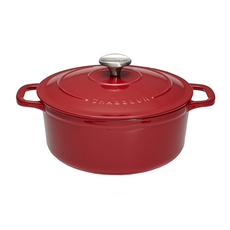 Cocotte sublime fonte rond 2,5 L 20 cm rouge Chasseur