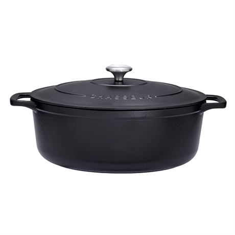 Cocotte Sublime fonte ovale 5 L  29 cm noir Chasseur