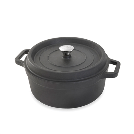 Cocotte en fonte noire 28 cm Mathon