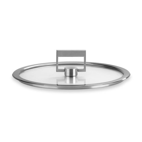Couvercle verre poignée carrée Strate 14 cm Cristel