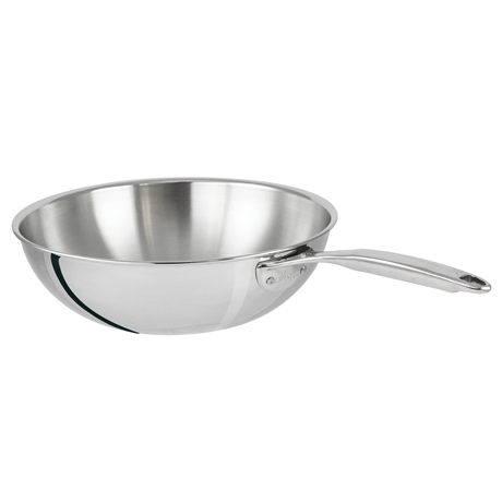 Wok inox 30 cm Castel'pro Cristel