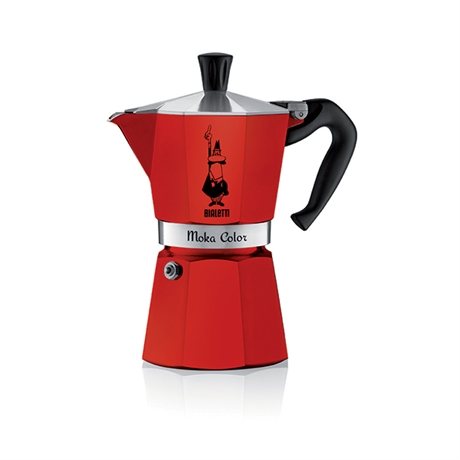 Cafetière italienne Moka Express rouge 3 tasses Bialetti