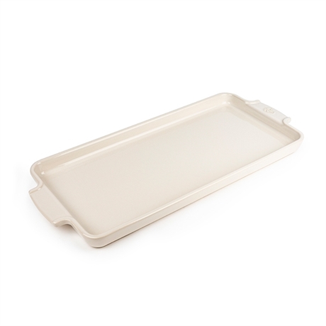 Plaque apéritifs et mignardise Appolia 40 cm écru Peugeot