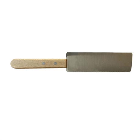 Couteau à raclette manche en hêtre 26 cm Roger Orfèvre