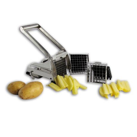 Coupe-frites à ventouse ménager + 2 grilles La Bonne Graine