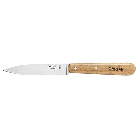 Couteau office N°112 lame lisse inox 10 cm naturel Opinel