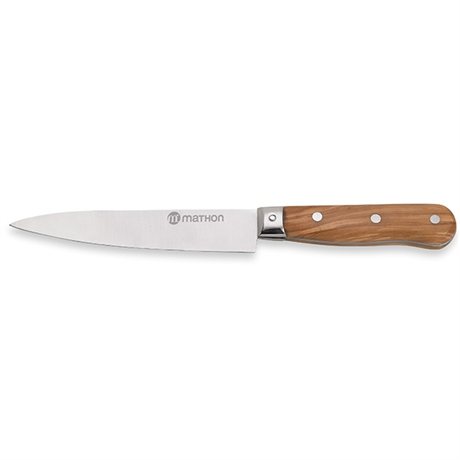 Couteau Chef bois d'olivier lame inox 15 cm Mathon
