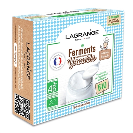 Ferments bio pour yaourts natures Lagrange