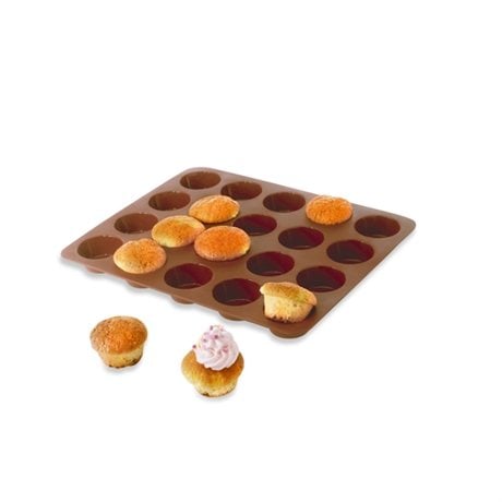 Flexi' Plaque silicone 20 mini-muffins Mathon