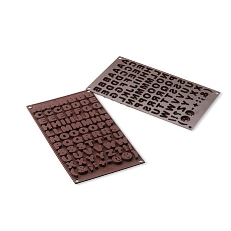 Moule chocolats ABC silicone Silikomart