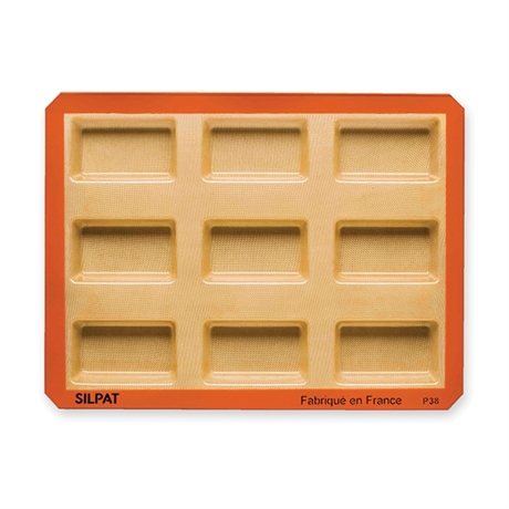 Plaque de 9 empreintes mini-cakes Silpat
