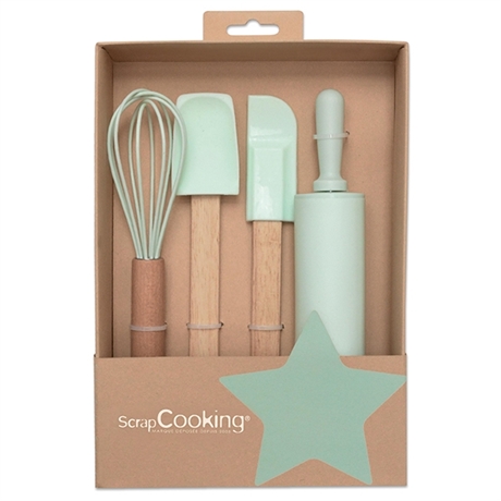 Coffret pour enfants 4 ustensiles de pâtisserie Scrapcooking