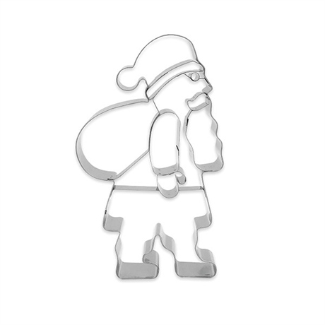 Découpoir forme Père Noël en inox 18 cm Patisse