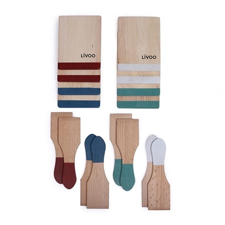 Set d'accessoires pour raclette en bois Livoo