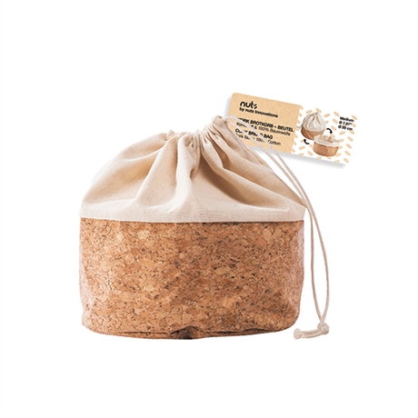 Sac multifonction en coton et liège M Nuts Innovation