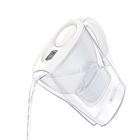 Carafe Marella blanc 2,4 L et une cartouche Nouvelle Formule Brita france