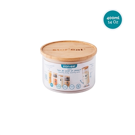 Bocal connecté en verre STOR'EAT 400 ml Mastrad