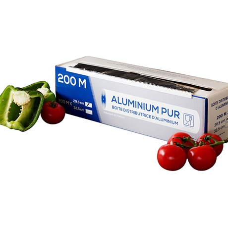 Rouleau de papier aluminium 200 m x 29 cm