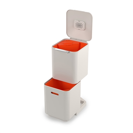 Poubelle Totem Pierre 40 L - 2 compartiments 20 L Joseph Joseph