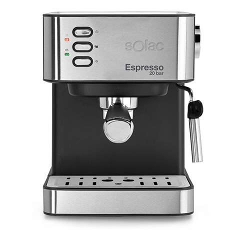 Machine à expresso automatique 2 en 1 inox 20 bar 850 W Solac