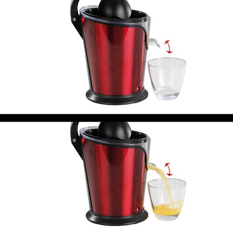 Presse agrumes électrique rouge 420 ml 85 W DOD125R Livoo Domoclip Presse Agrumes électrique rouge 85 W DOD125R : test