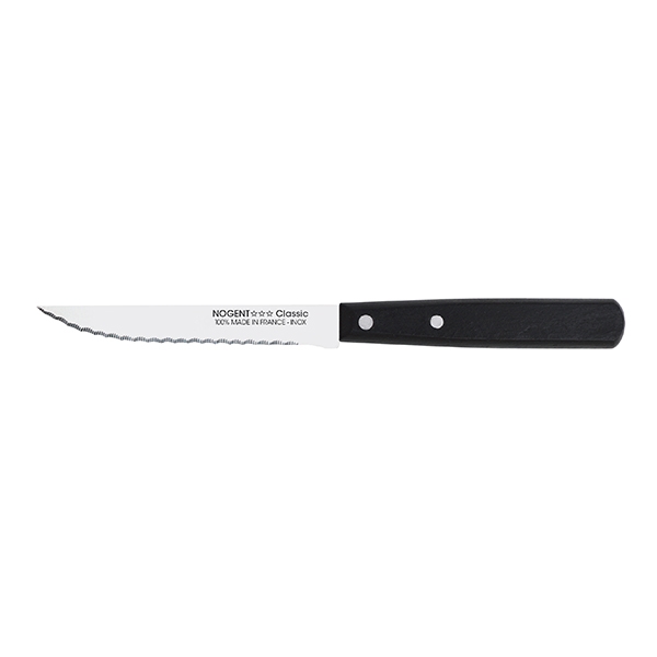 Couteau à steak 11 cm noir Nogent zoom