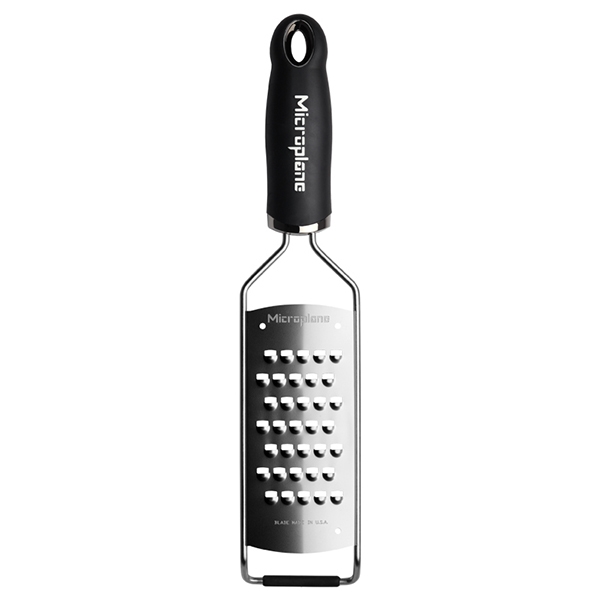 Râpe à fromage Extra grossier Gourmet noire Microplane zoom